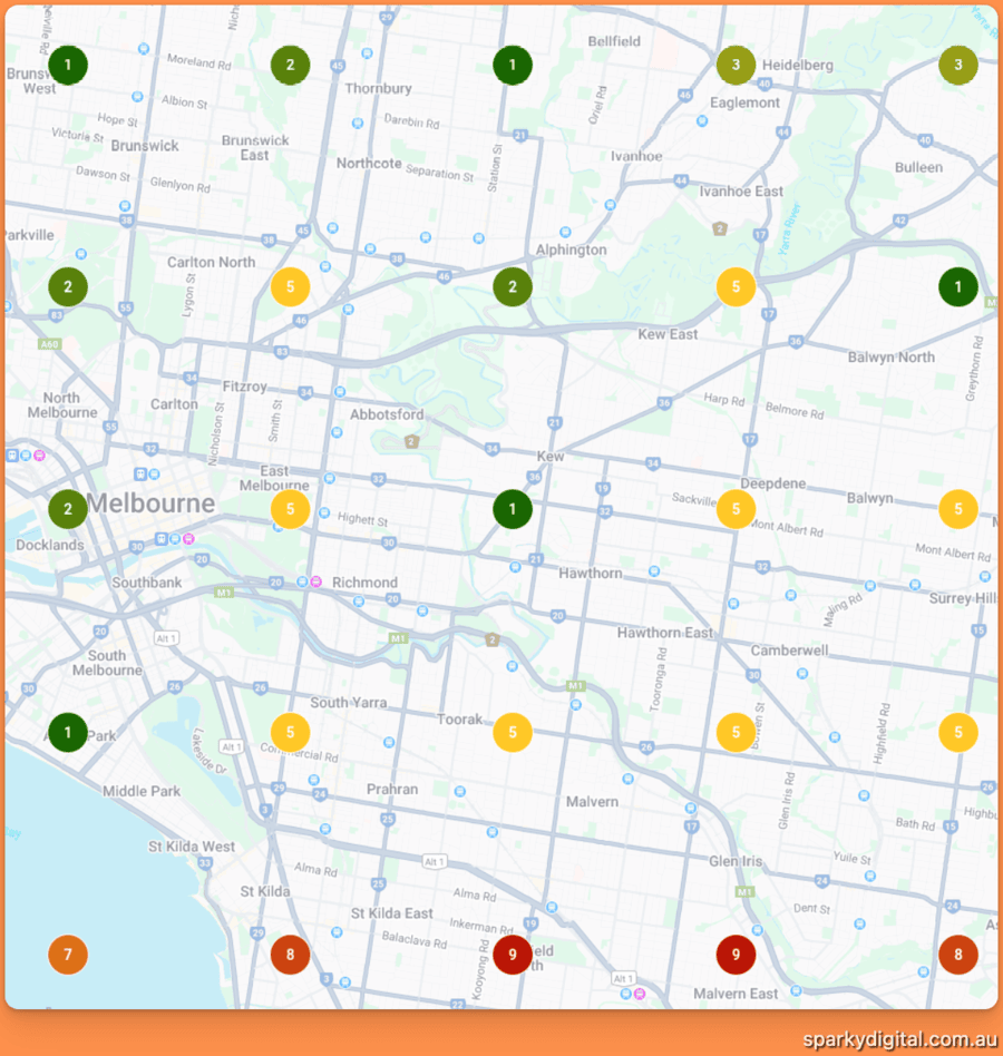 Local Falcon Map Tracking
